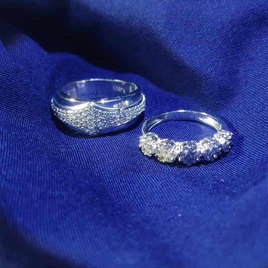 Forever Embrace Couple Rings