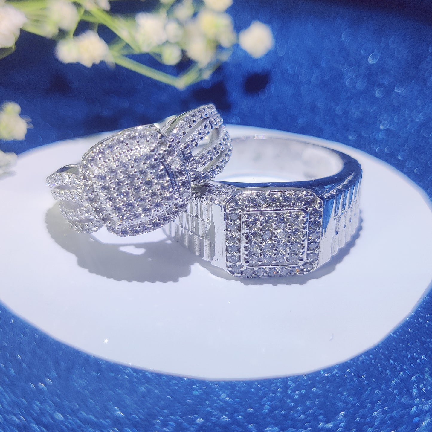 Royal Affinity Couple Rings