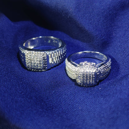 Royal Affinity Couple Rings