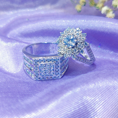 Eternal Radiance Couple Rings