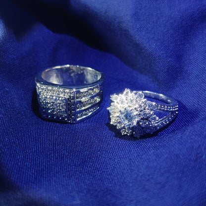 Eternal Radiance Couple Rings