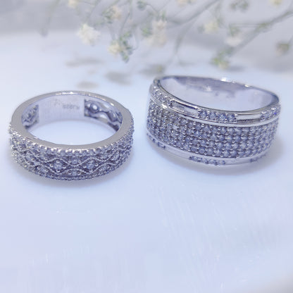 Forever Spark Couple Rings