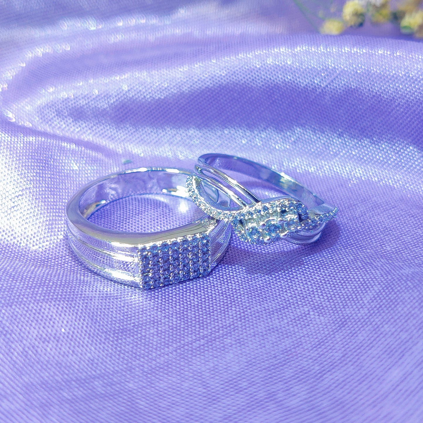 Infinity Promise Couple Rings