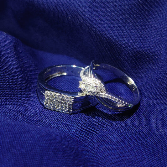 Infinity Promise Couple Rings