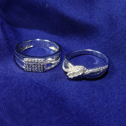 Infinity Promise Couple Rings