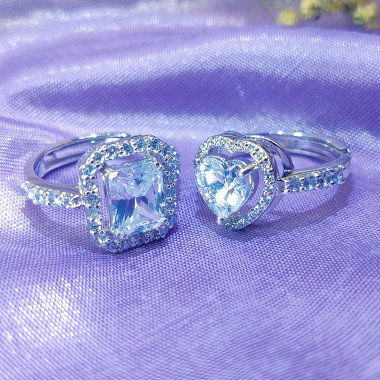 Royal Devotion Couple Rings