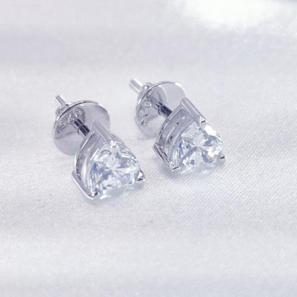 Glow Heart Stud Earrings