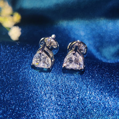 Glow Heart Stud Earrings