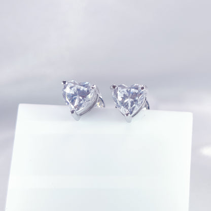 Glow Heart Stud Earrings