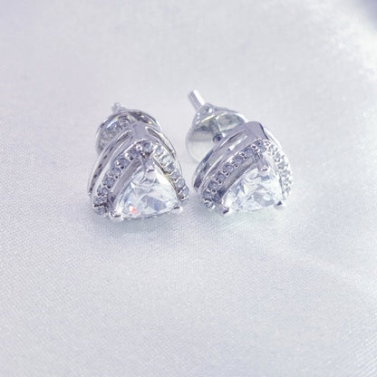 Trinity Glow Stud Earrings