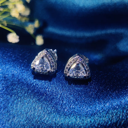 Trinity Glow Stud Earrings