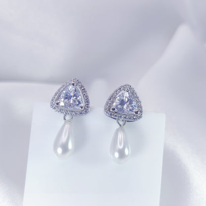 Trinity Glow Stud Earrings