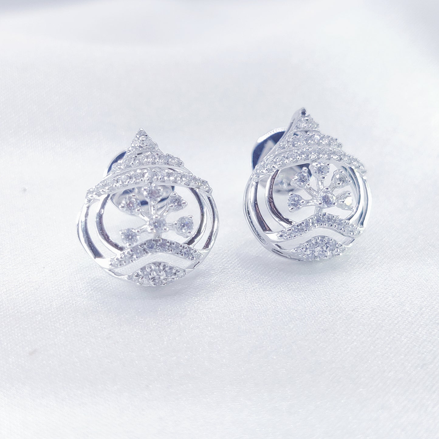 Celestial Grace Stud Earrings
