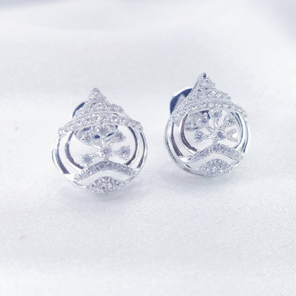 Celestial Grace Stud Earrings