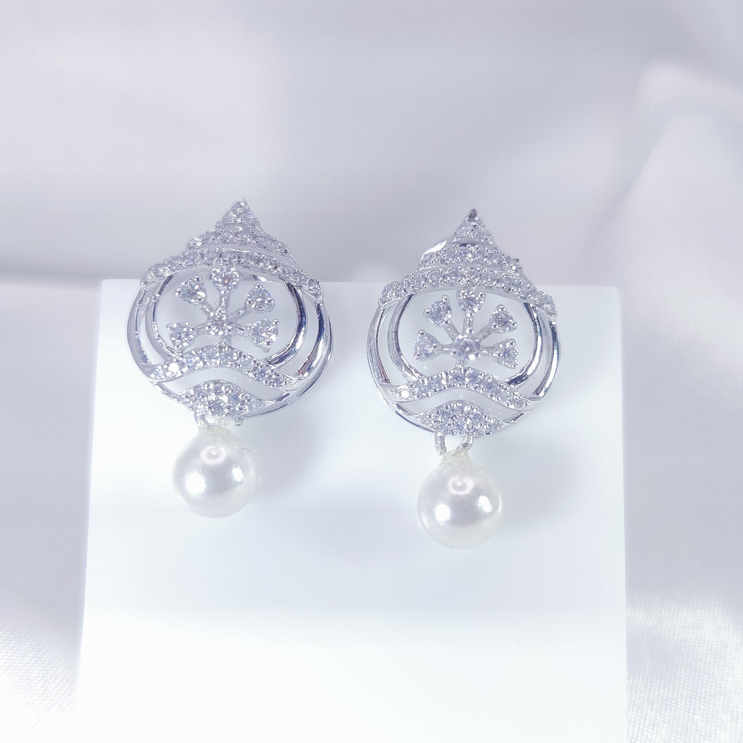 Celestial Grace Stud Earrings