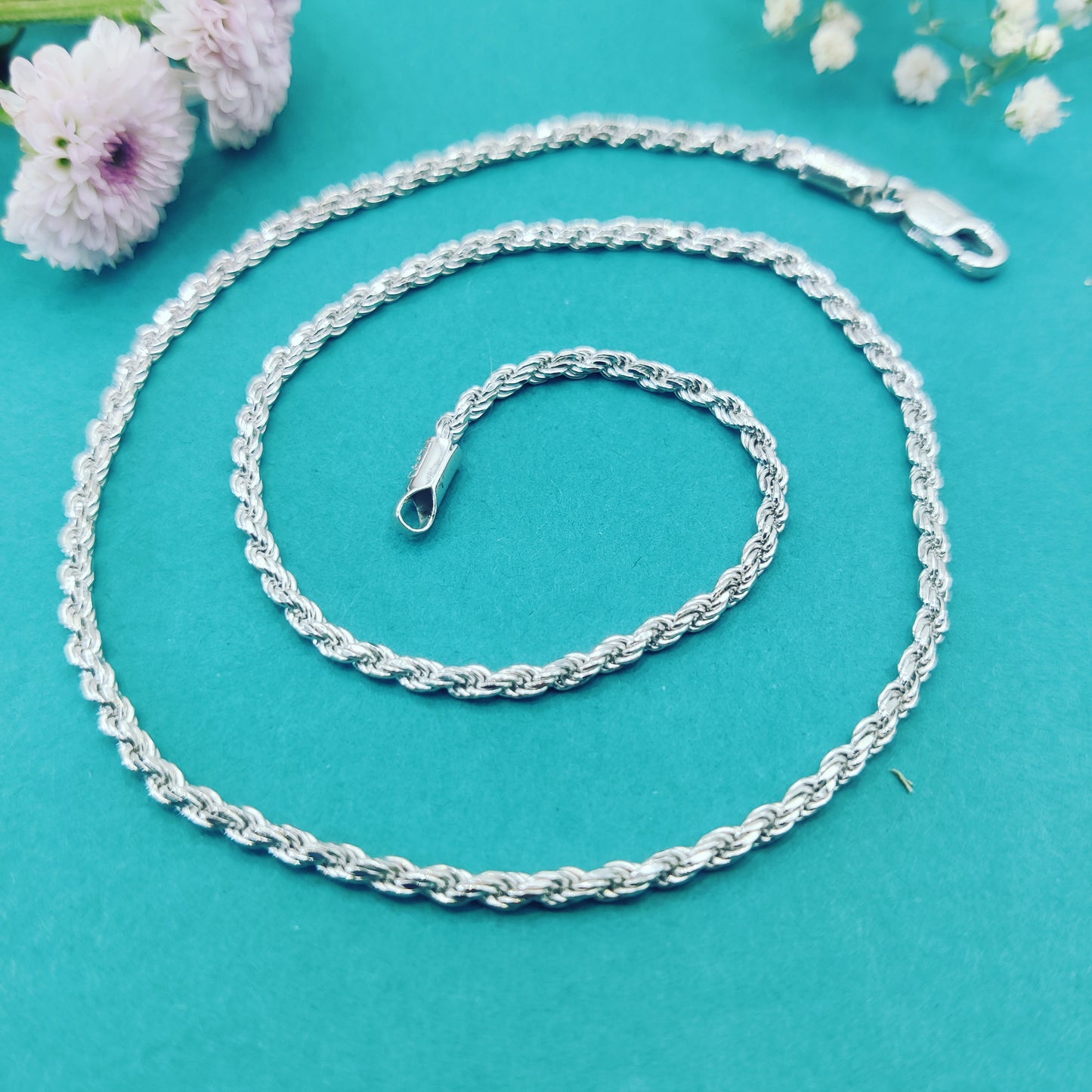 Twisted Valor Silver Chain for Men