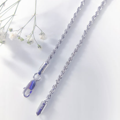 Twisted Valor Silver Chain for Men