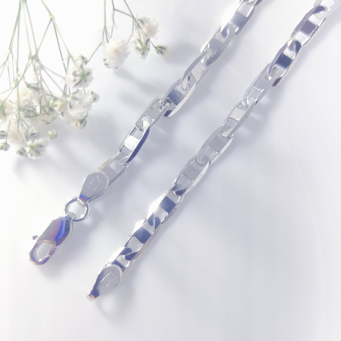 Urban Edge Silver Chain for Men