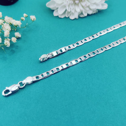 Urban Edge Silver Chain for Men