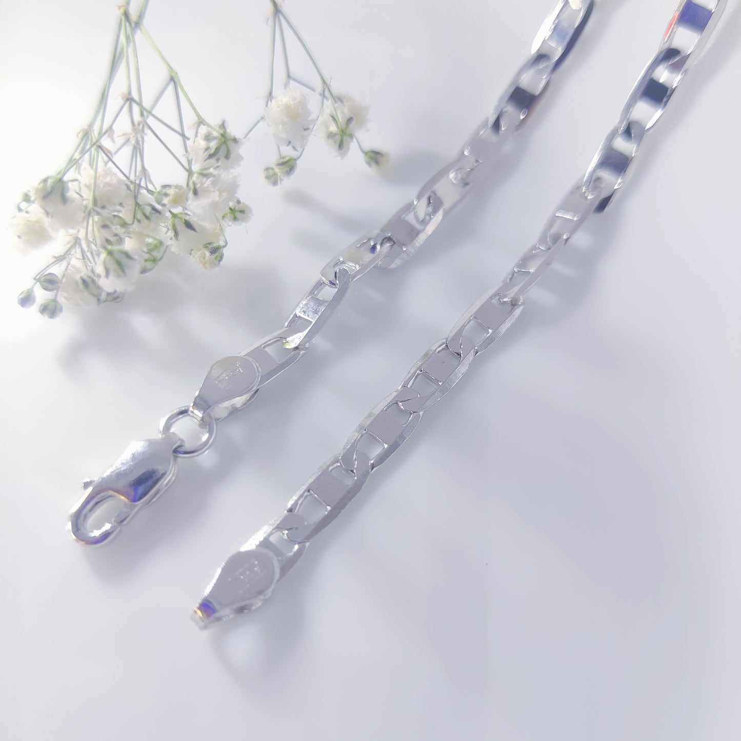 Urban Edge Silver Chain for Men