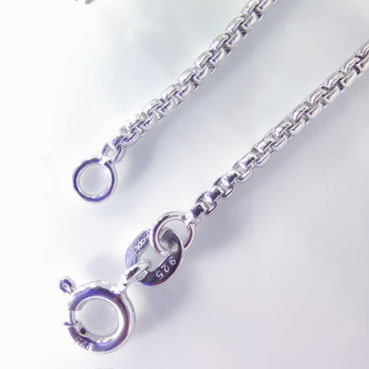 Sleek Box Silver Chain for Men