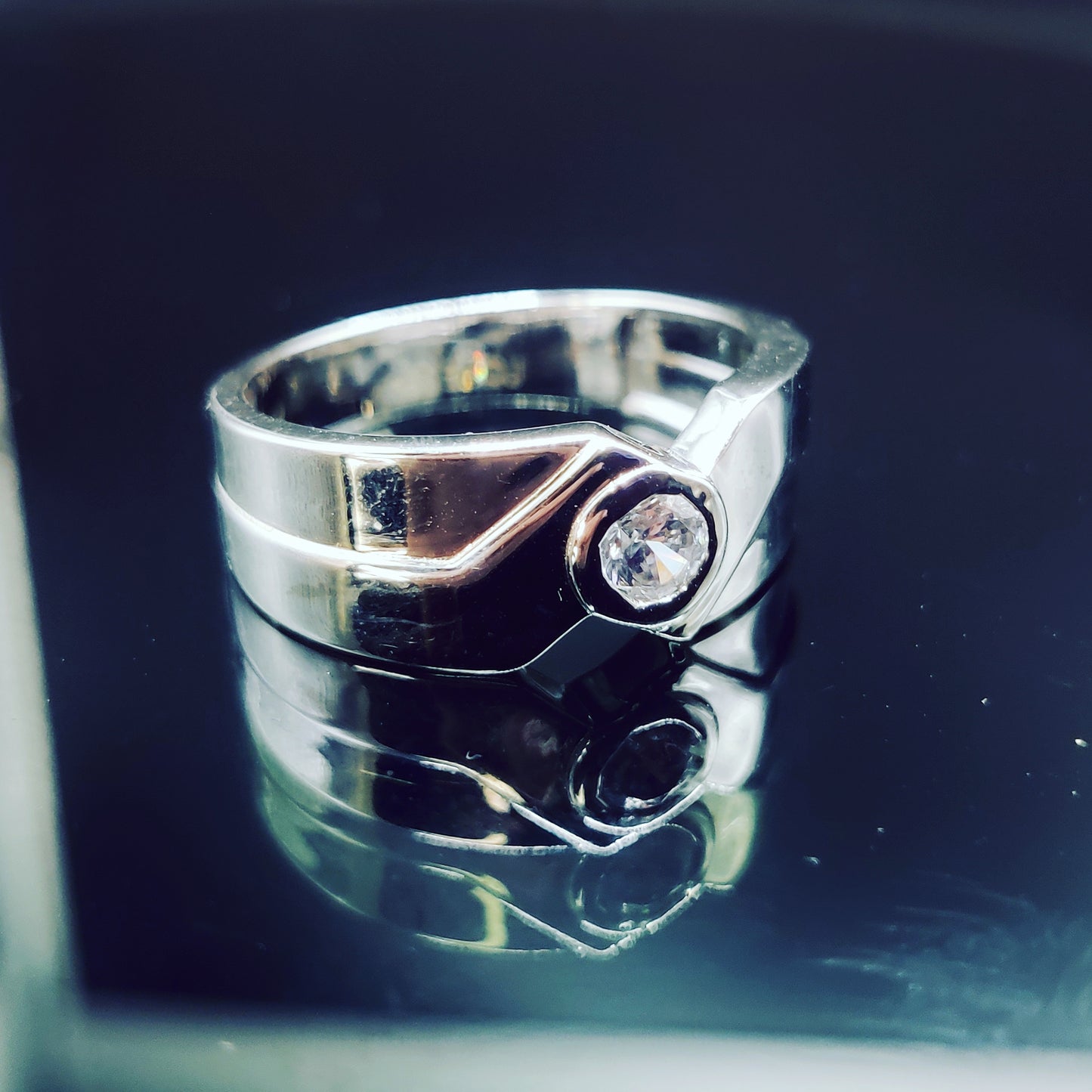 Valor Crest Silver Ring