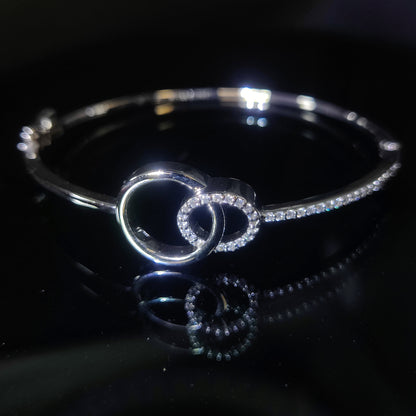 Eternal Circle Cuff Italian Bracelet