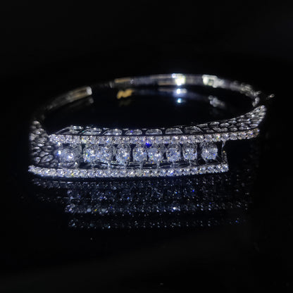 Regal Radiance Silver Bracelet