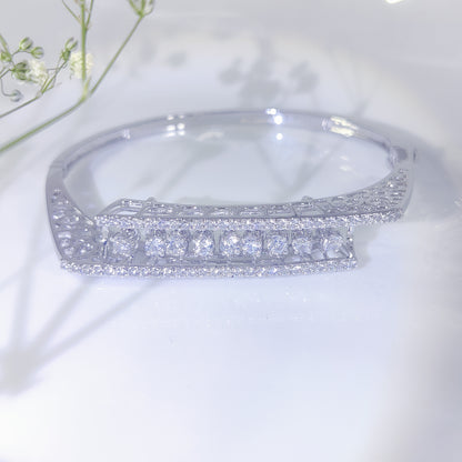 Regal Radiance Silver Bracelet