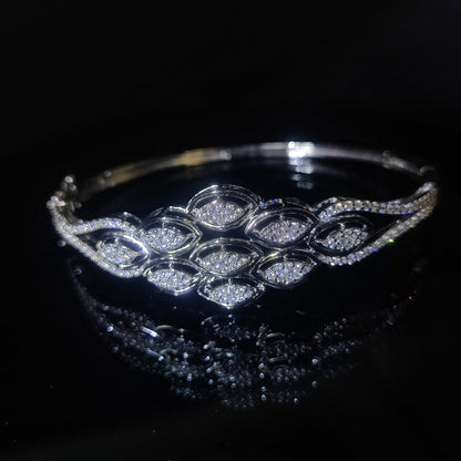 Graceful Bloom Silver Bracelet