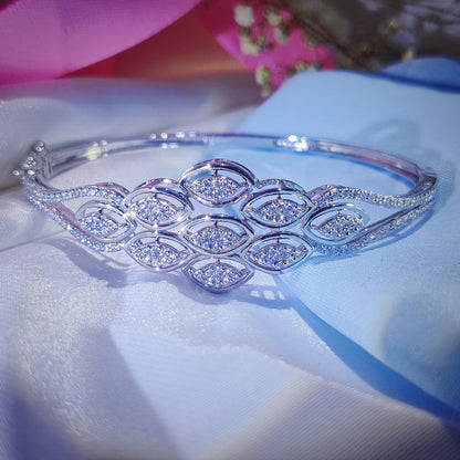 Graceful Bloom Silver Bracelet