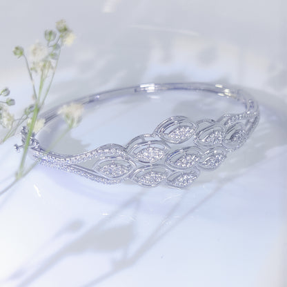 Graceful Bloom Silver Bracelet