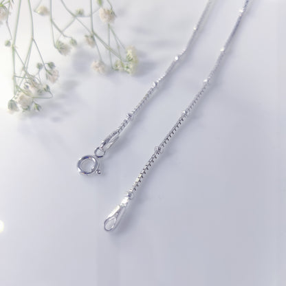 Radiant Sparkle Silver Chain