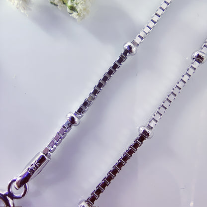 Radiant Sparkle Silver Chain