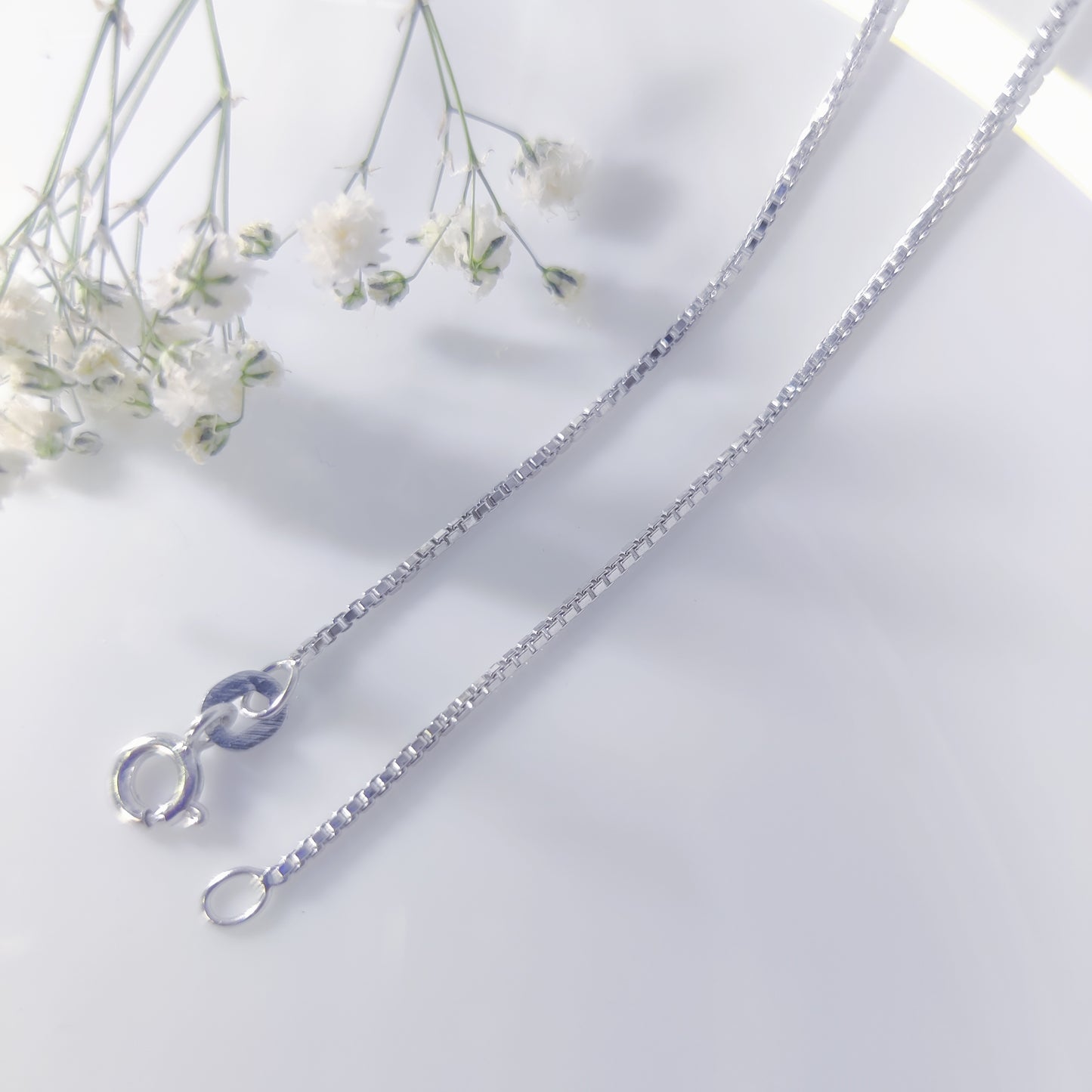 Eternal Glow Silver Chain