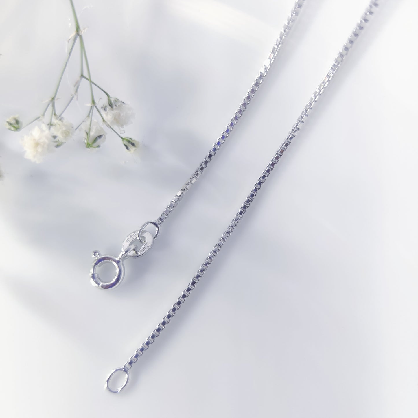 Eternal Glow Silver Chain