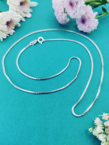 Eternal Glow Silver Chain