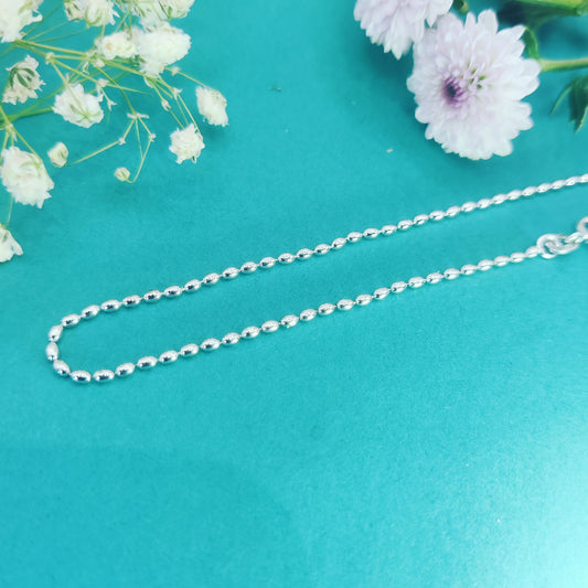 Pure Radiance Silver Bead Chain