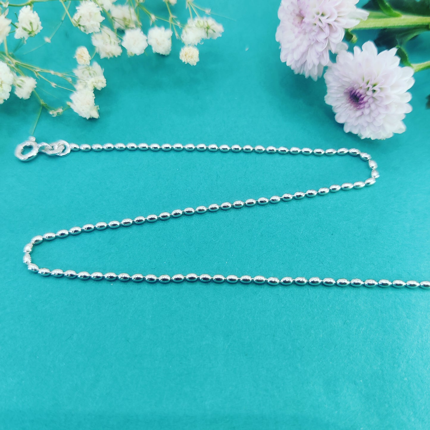 Pure Radiance Silver Bead Chain