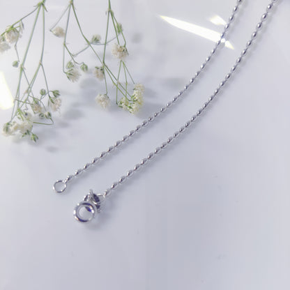 Pure Radiance Silver Bead Chain
