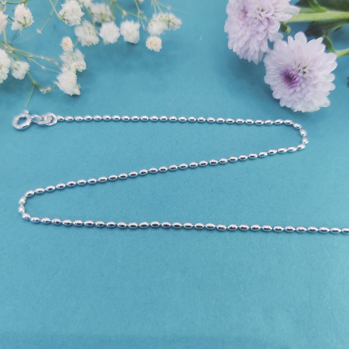 Pure Radiance Silver Bead Chain