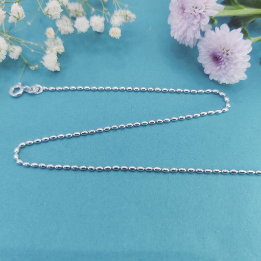 Pure Radiance Silver Bead Chain