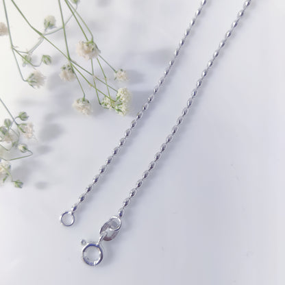 Pure Radiance Silver Bead Chain