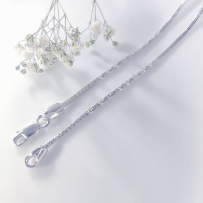 Radiant Flow Silver Chain