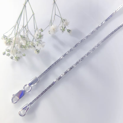 Radiant Flow Silver Chain