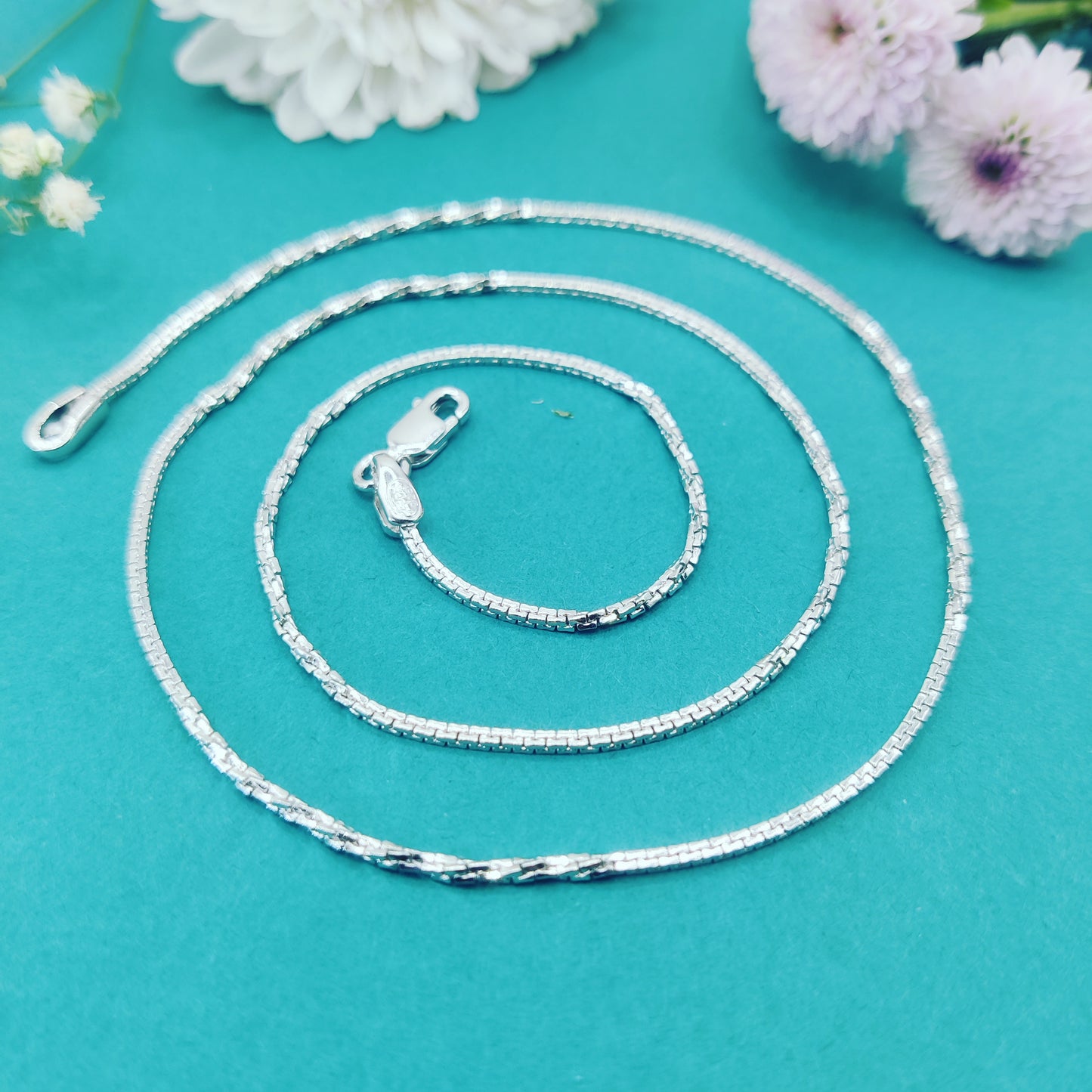 Radiant Flow Silver Chain