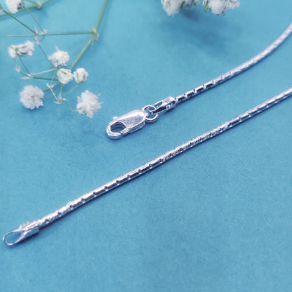 Elegant Glimmer Silver Chain