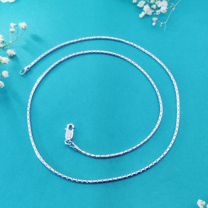 Elegant Glimmer Silver Chain