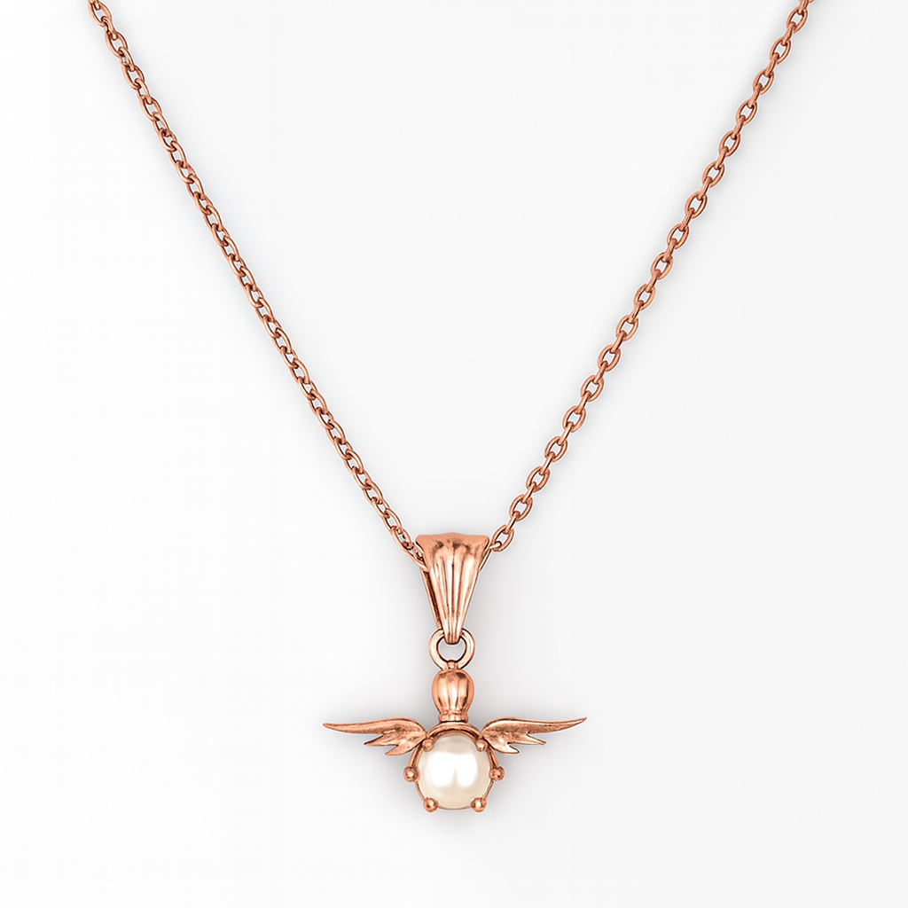 Angel Whisper Pearl Silver Pendant