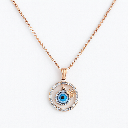 Mystic Aura Evil Eye Pendant